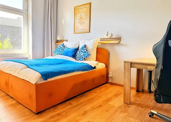 Apartment Komfort-apartment Mit 3 Sz&gemütliches Wohnzimmer Wuppertal